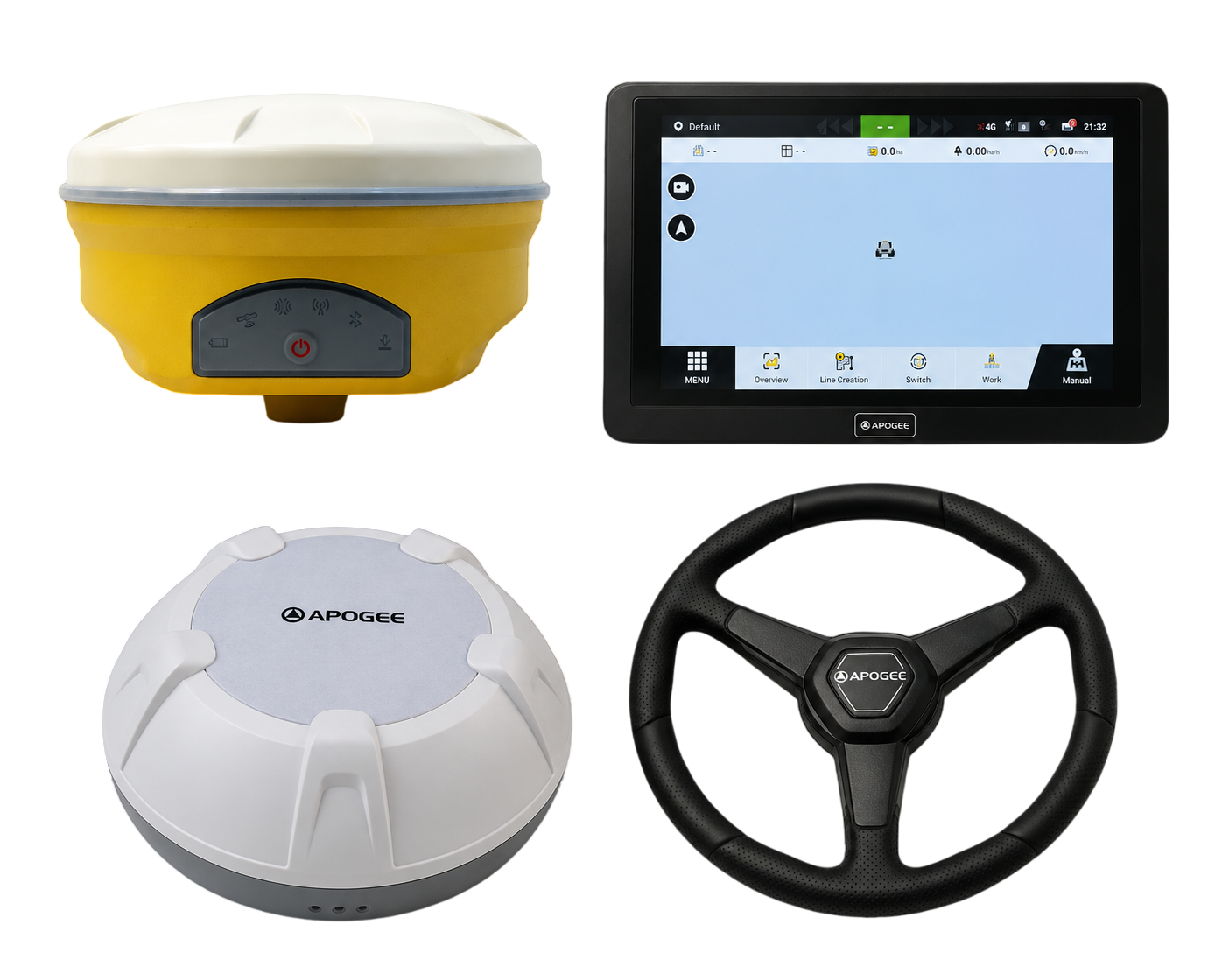 Apogee As 4 Tractor Auto Steering System - Color: Black