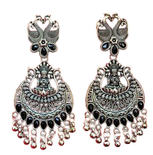 Black Traditional Imitation Earring