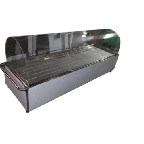 Dead Body Display Cabinet - Color: Silver & Transparent