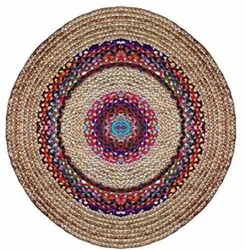Designer Handicraft Jute Floor Mat