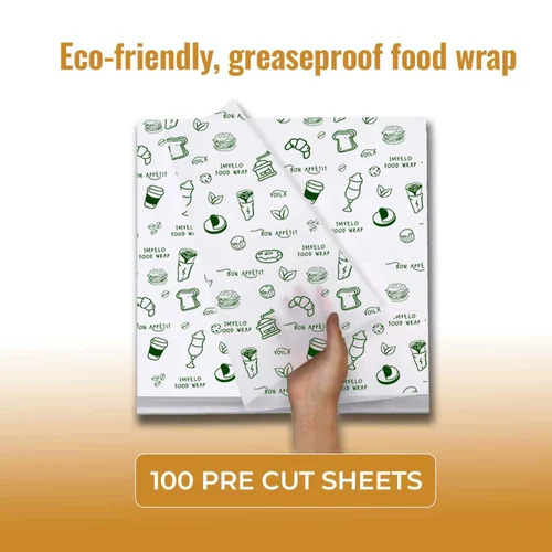 Food Wrapping Paper Sheets For Restaurant