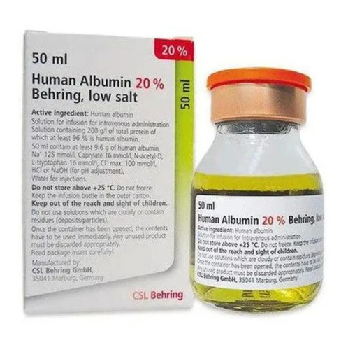 Human Albumin Behring Injection - Life Span: 2029