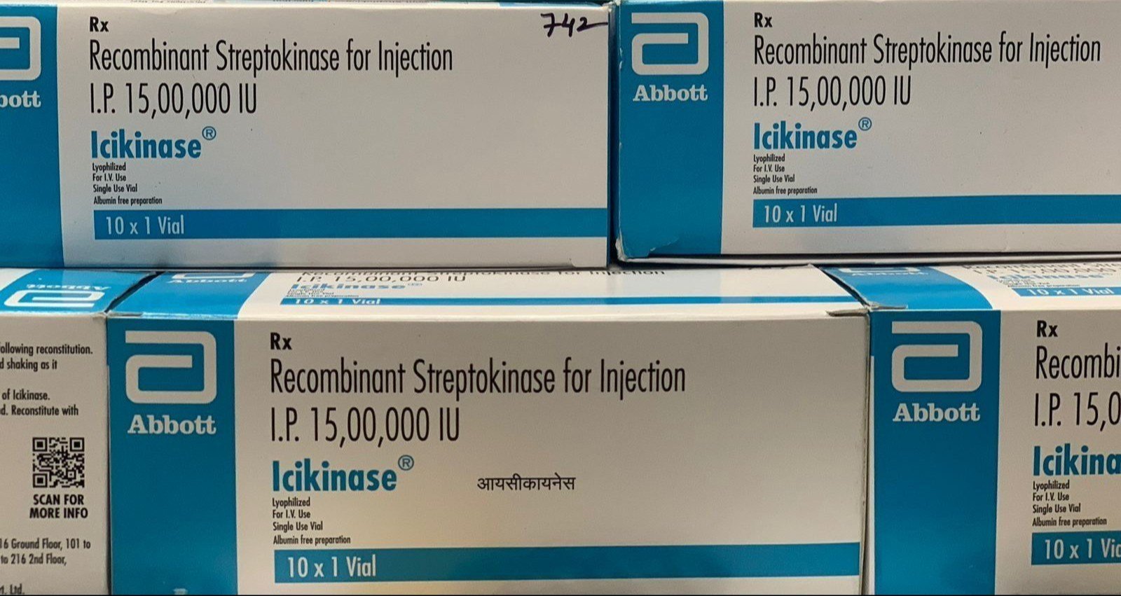 Icikinase 1500000 IU Injection