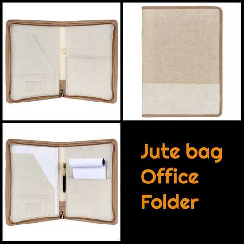 Jute Bag Office Folder