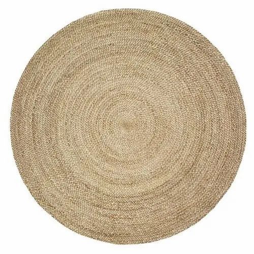 Plain Natural Jute Floor Mat