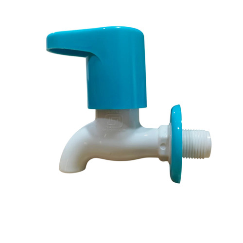Pvc Bib Cock - Color: White & Blue