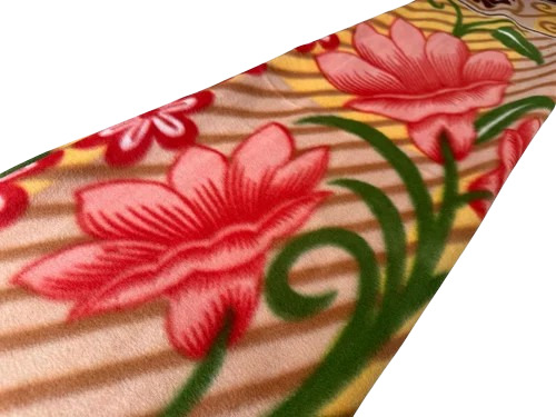 Red Printed Double Bed Polar Blanket