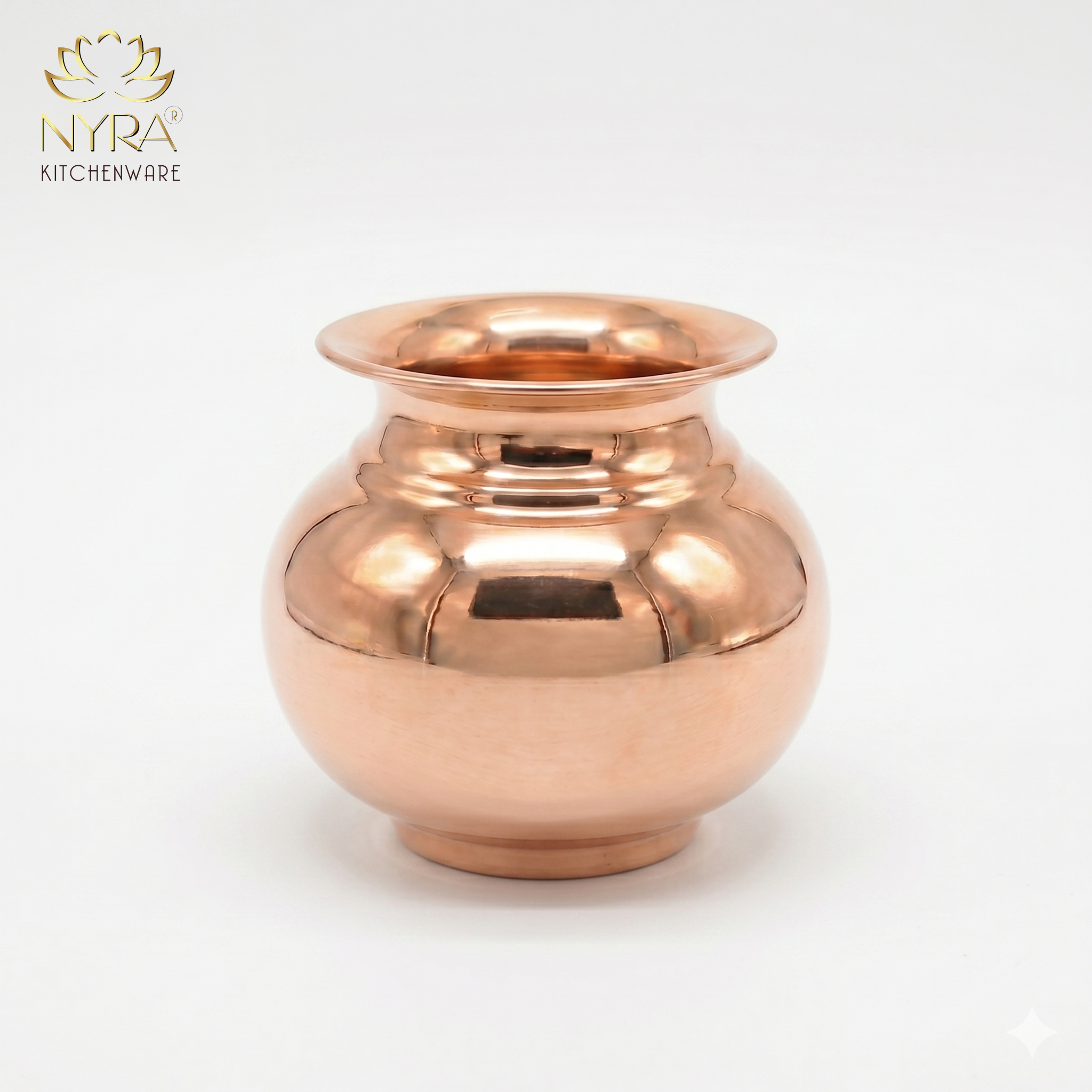 Traditional Tamba Kalash Small - Color: Golden