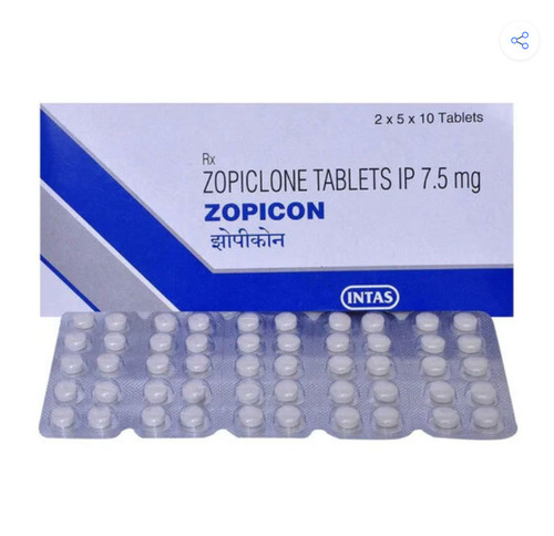 7.5Mg Zopiclone Tablet - Life Span: 3 Years