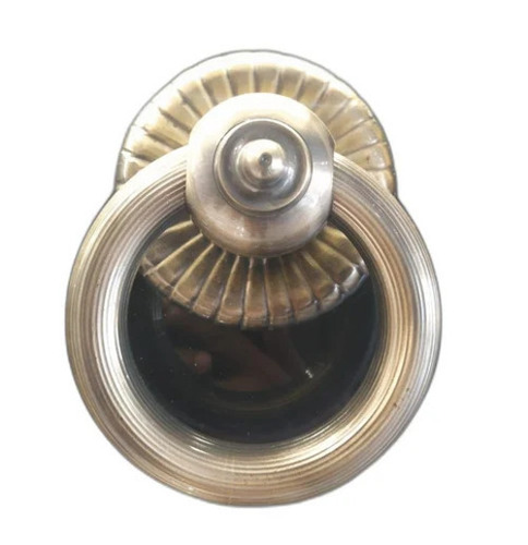 Antique Brass Door Knocker - Color: Golden