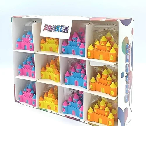 Cute School Eraser Set