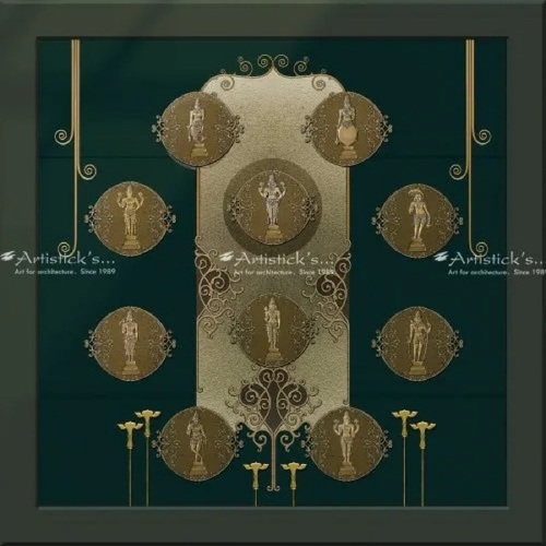 Handcrafted Brass Wall Art