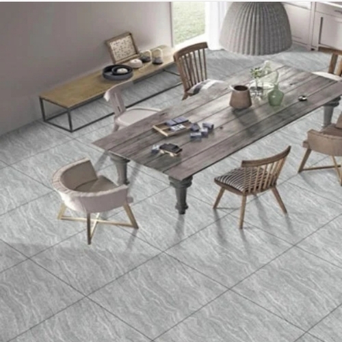 Silver glossy tiles