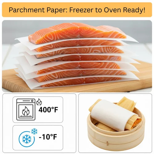 White Burger Patty Paper Sheets