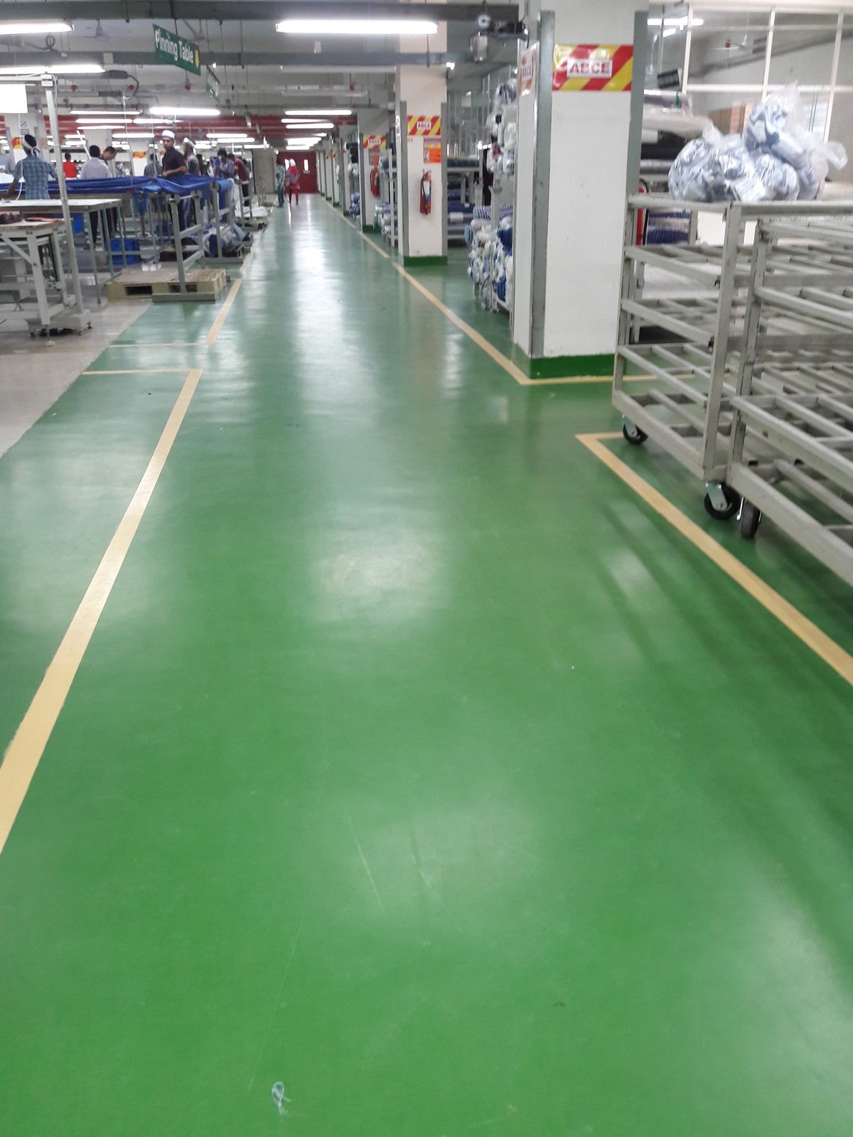 6Mm Pu Flooring Service - Color: Customized