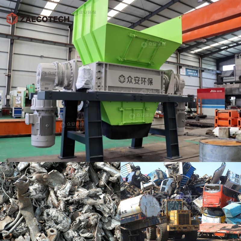 Aluminum Cutter And Metal Shredder Machine For Solid Waste Processing Price - Application: Industrial