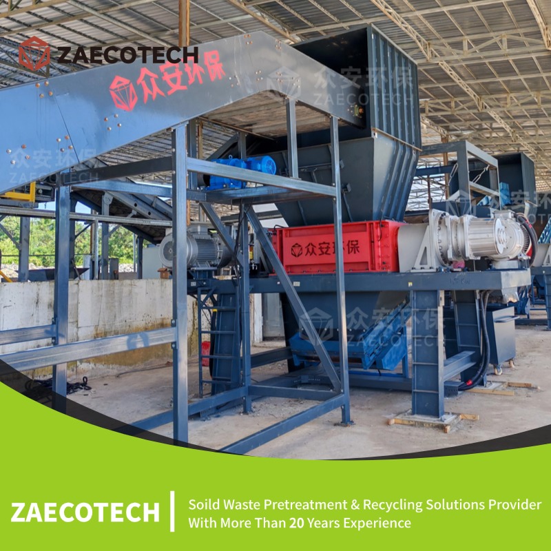 Automatic Msw To Rdf Process Line With Heavy Duty Primary Shredding - Application: Industrial