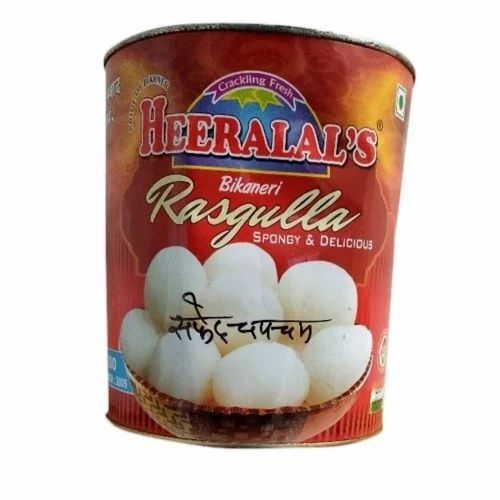 Heeralal Packaged White Chamcham Rasgulla