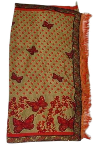 Butterfly Printed Georgette Saree