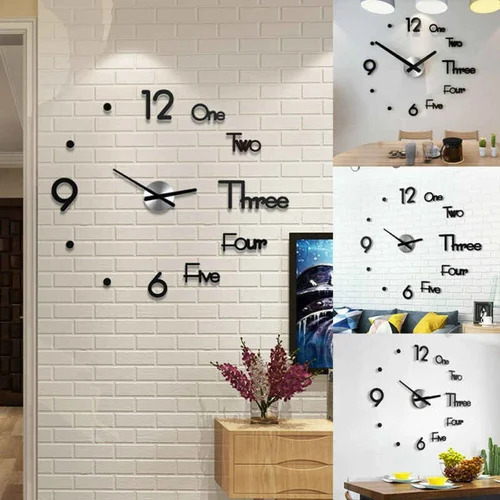 Decorative 3d Wall Clock For Office