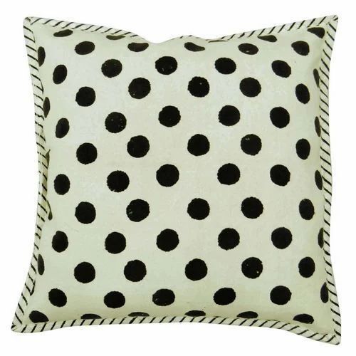 Dot Printed Cushion Cover