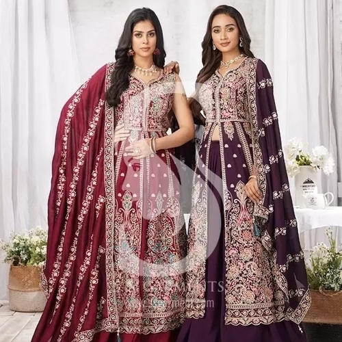 Embroidered Indo Western Women Suits