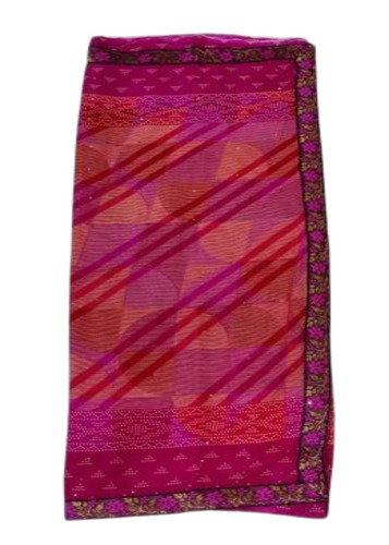 Lace Border Printed Saree