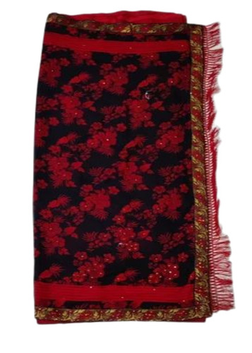 Lace Georgette Printed Saree