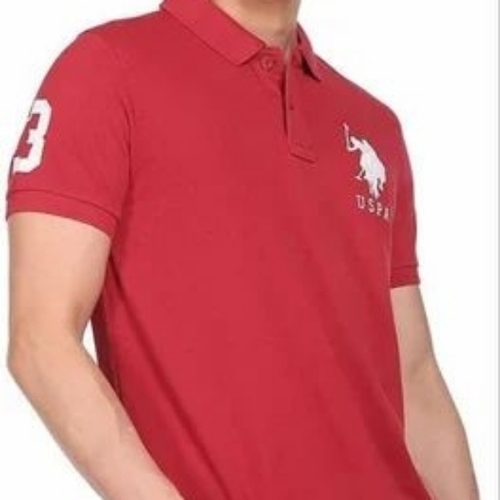 Mens Red Polo T Shirts - Age Group: Adult