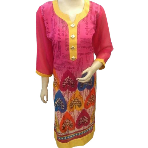 Multicoloured Ladies Kurti