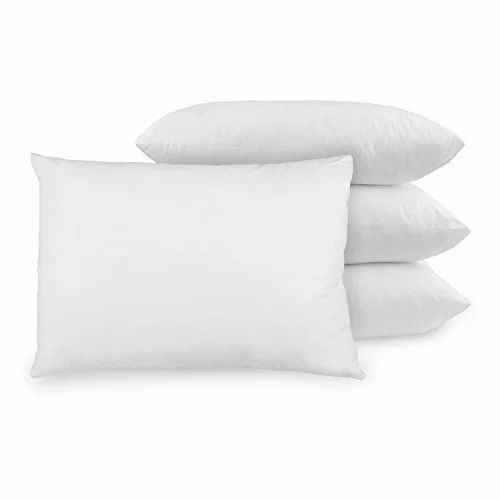 Plain White Bed Pillow