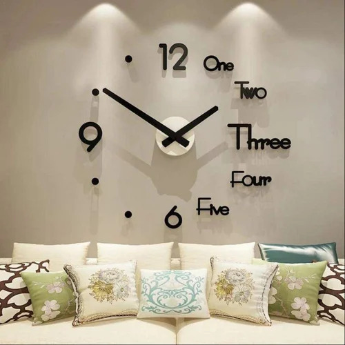 Plastic Decorative 3d Wall Clock
