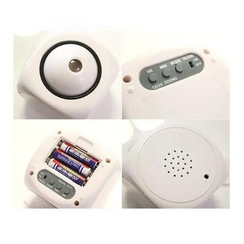 Round Digital Lcd Projection Clock