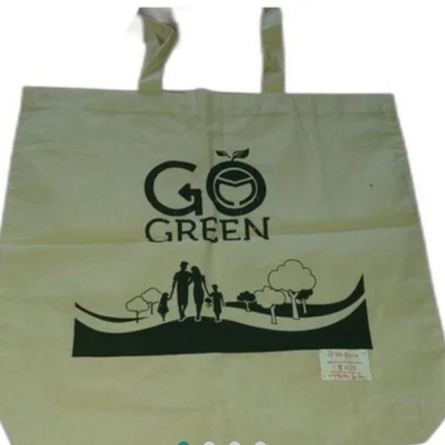 Tote Cotton Bag - Color: Cream And Black