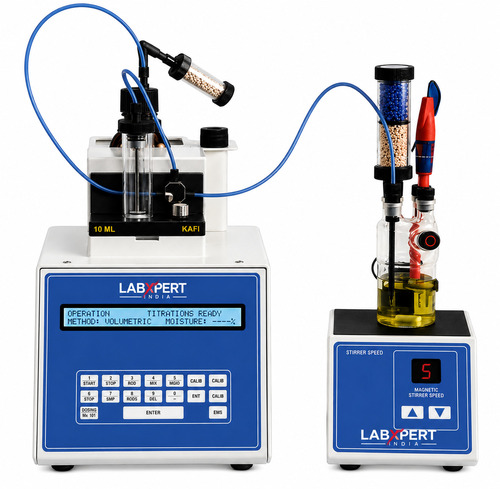Auto Karl Fischer Titrimeter - Accuracy: A 0.1% Moisture Or A 2 Aug Ha O (Depending On Method)