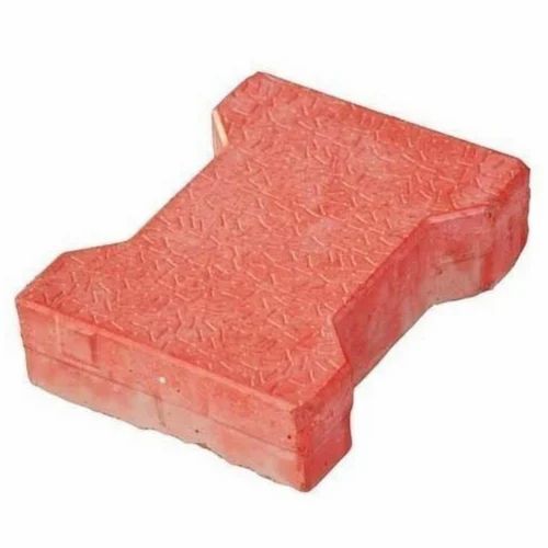 Red I Shape Paver Block