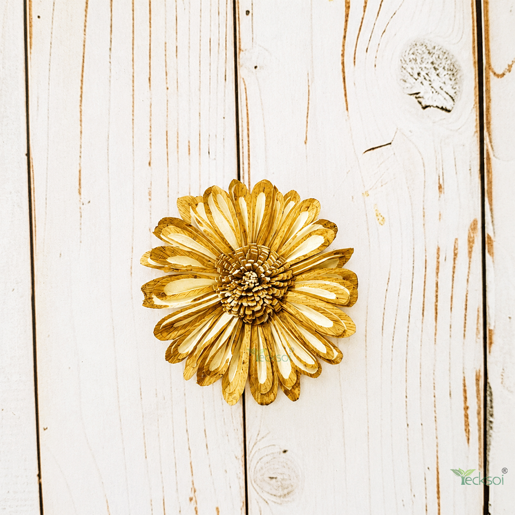 Tecksoi Aurelia Sola Wood Flower - Color: Natural