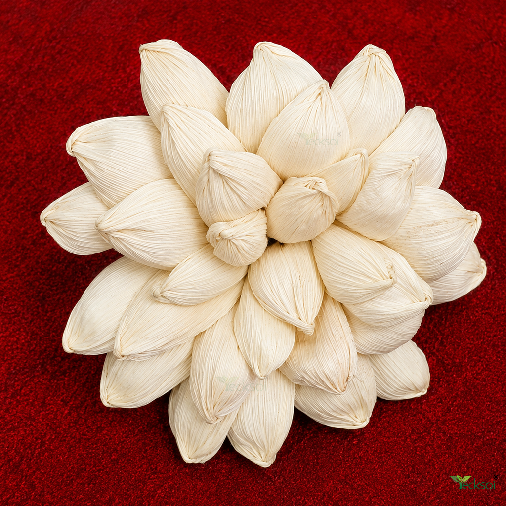 Tecksoi Jumbo Corn Husk Sola Flower