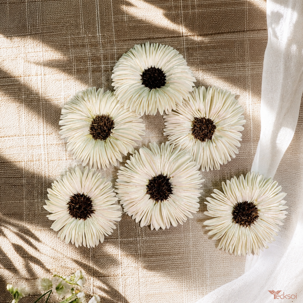Tecksoi Natural Sola Wood Sunflower - Shelf Life: 2 Years