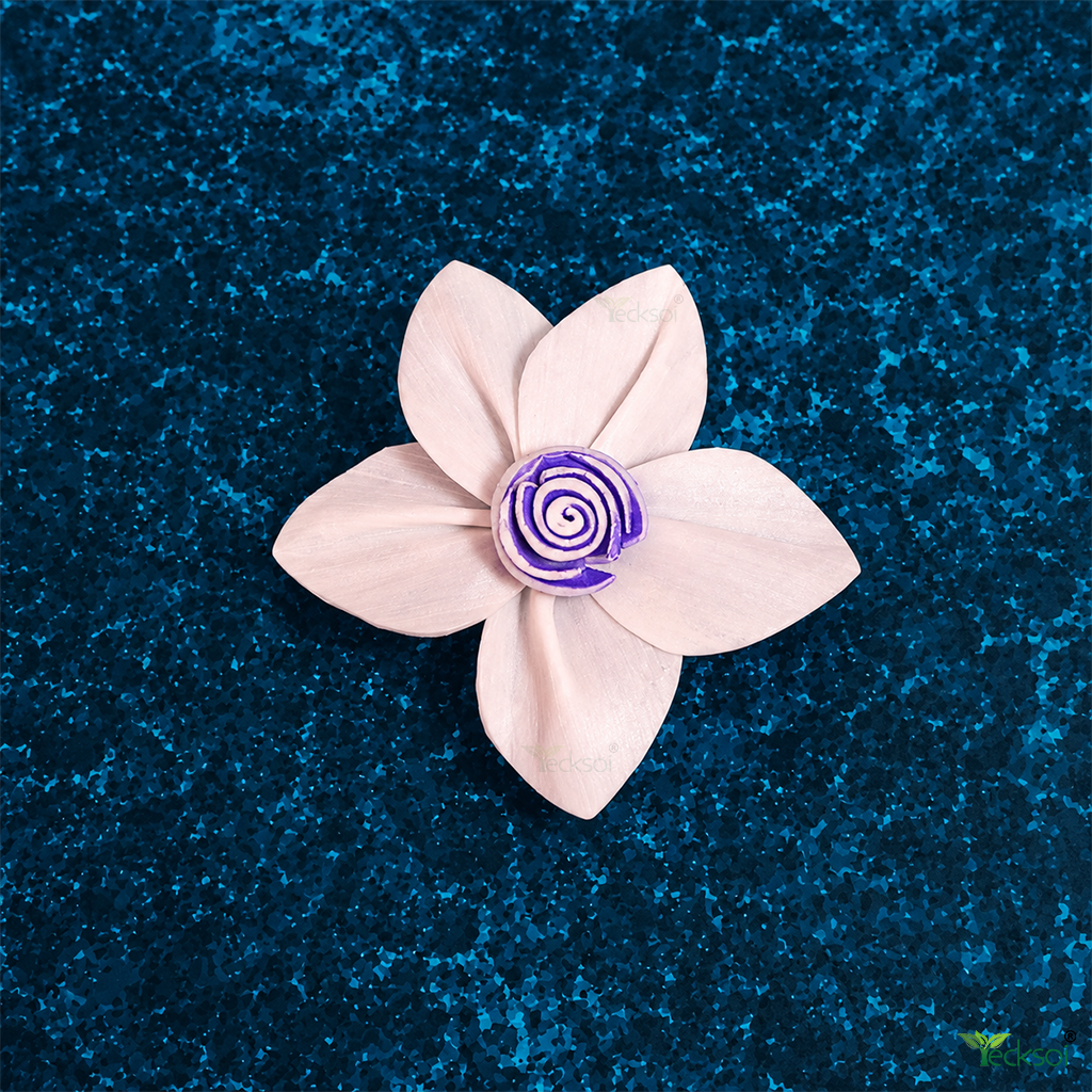 Tecksoi Tango Sola Wood Flower - Color: Natural