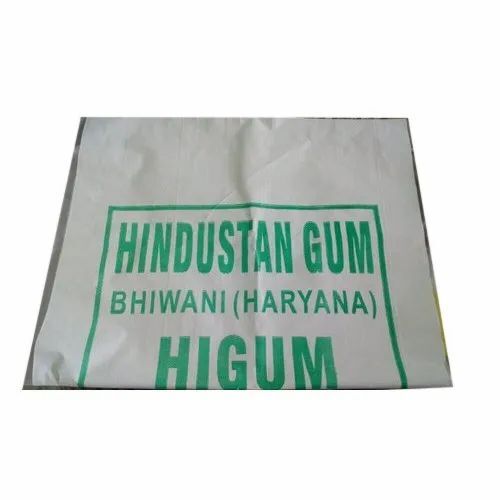 White Printed Bopp Bag