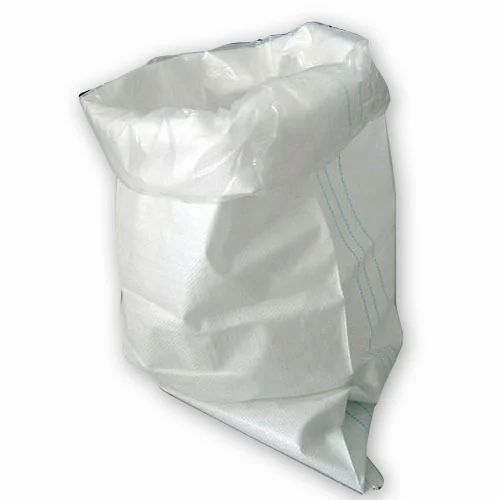 White Woven Sack Bag
