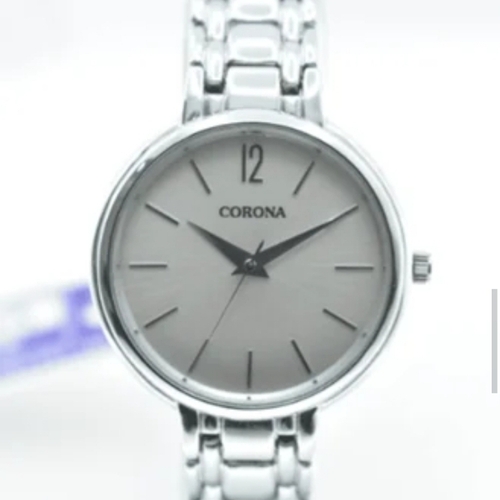 Women Silver Plated Wrist Watch
