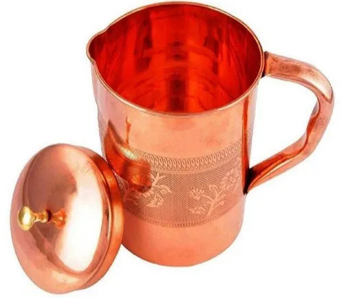 2.5 Litre Printed Copper Water Jug