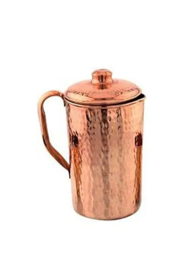2 Litre Hammered Copper Water Jug
