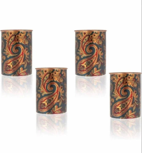 250ml Digital Print Copper Glass