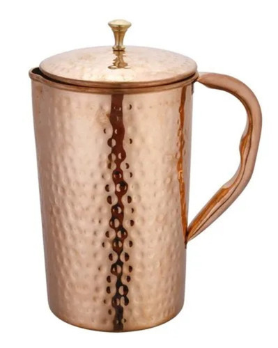 3.5 Litre Hammered Copper Water Jug