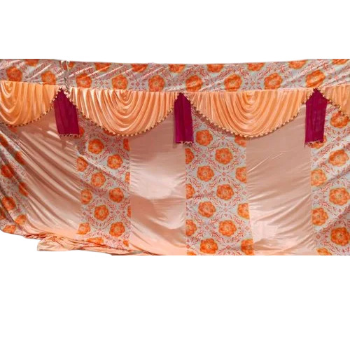 Designer Tent Curtains - Color: Orange