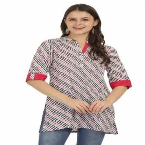 Ladies Printed Short Kurti