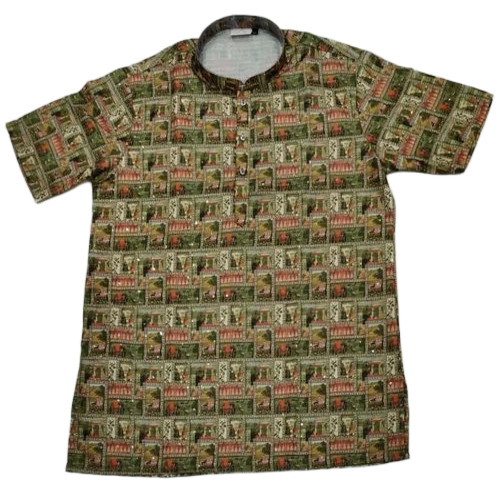 Men Cotton Printed Kurta